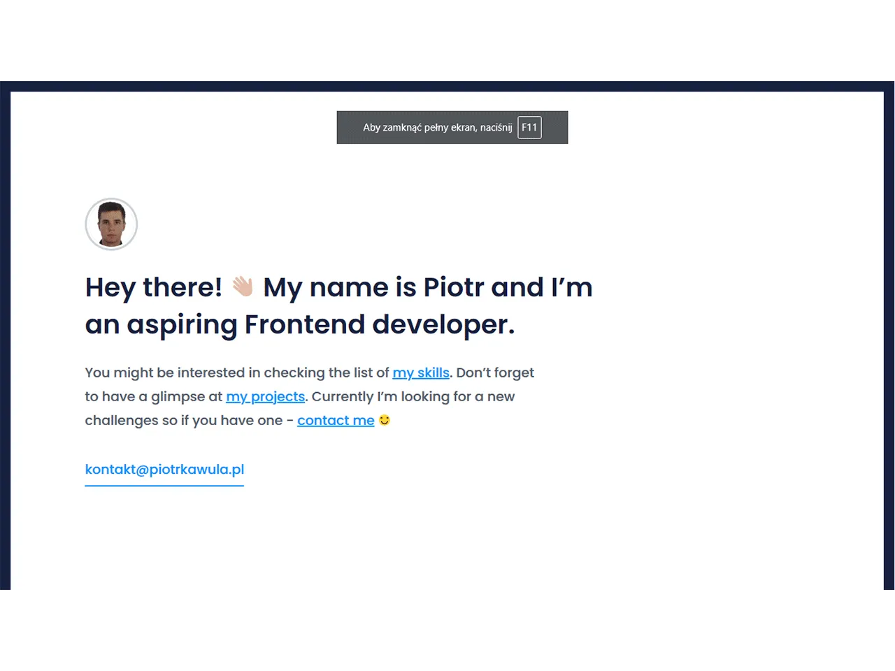 pkawula.github.io screenshot 1